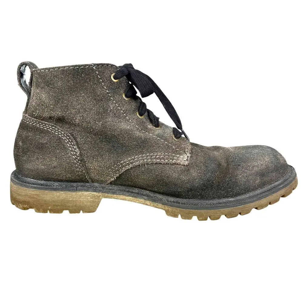 Frye & Co Men’s Ranger Grey Suede Chukka Boots Size US 10.5